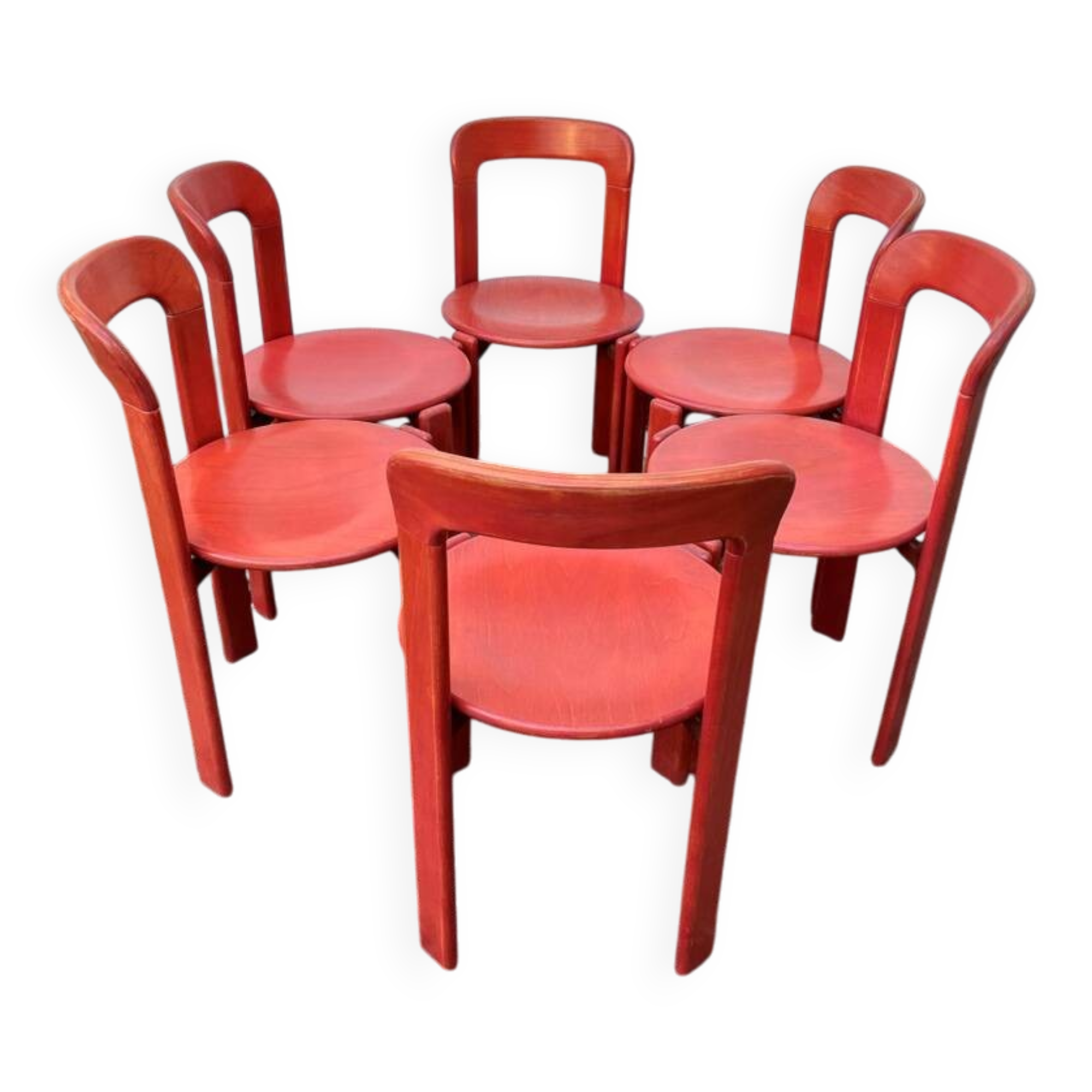 6 bruno rey chairs stein am rhein