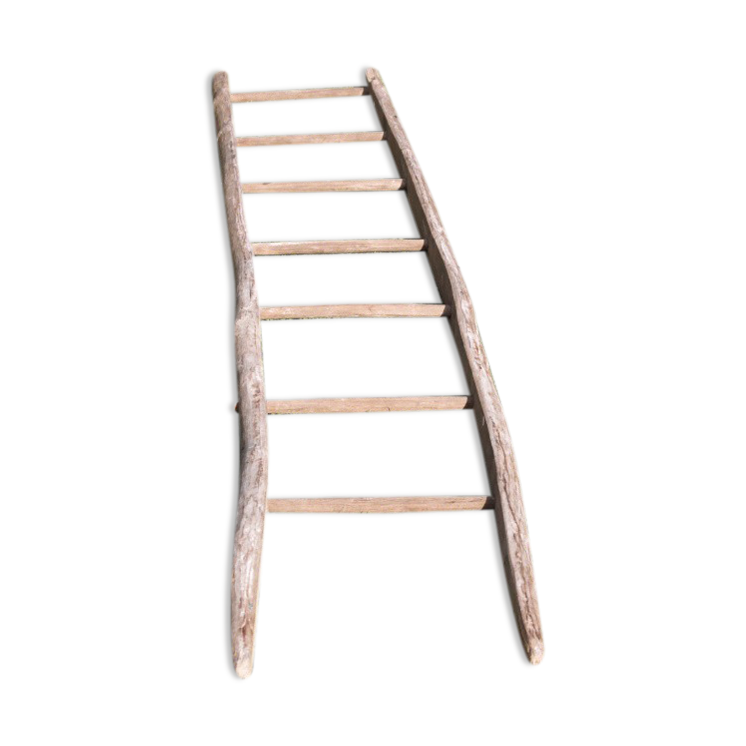 Wooden farm ladder