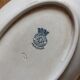 Flat dish in ironstone model "Primerose" Badonviller