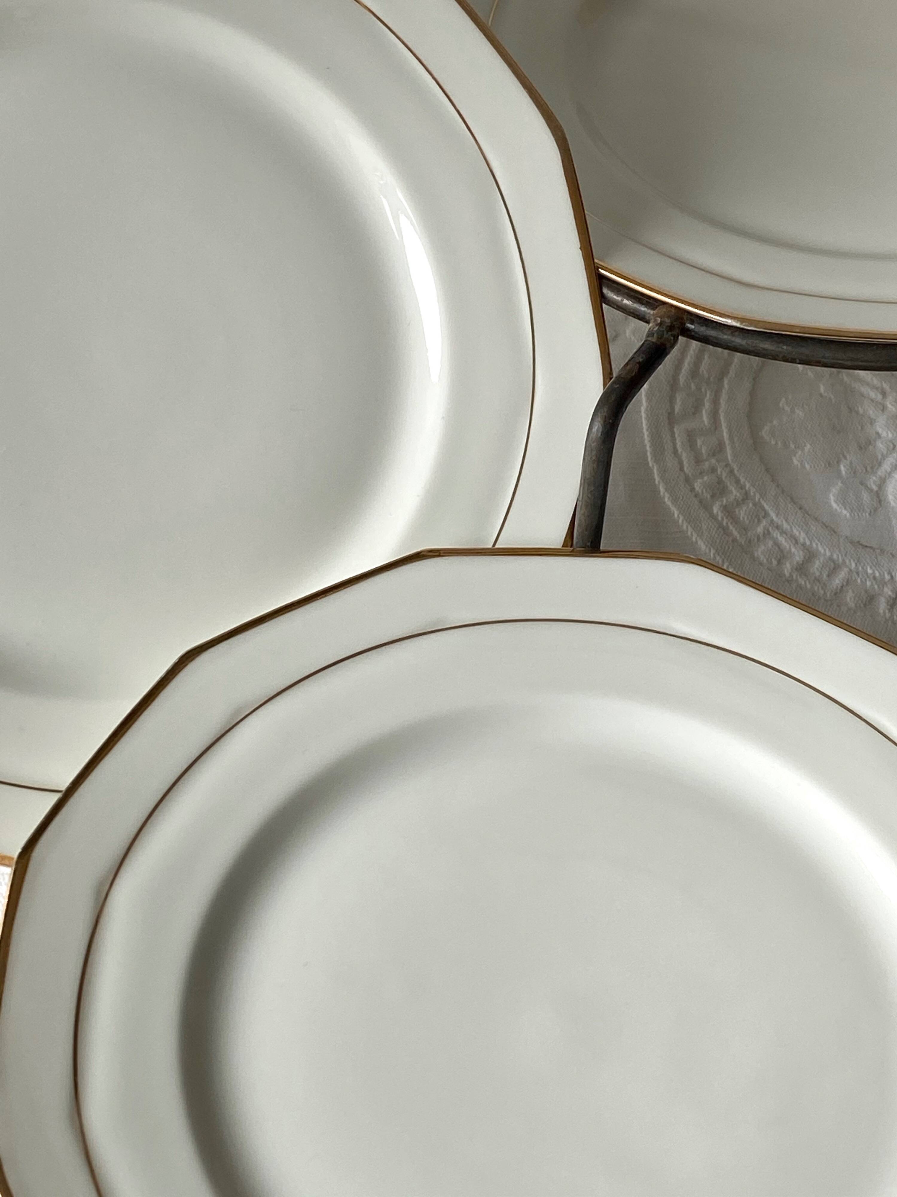 Limoges porcelain dessert plates