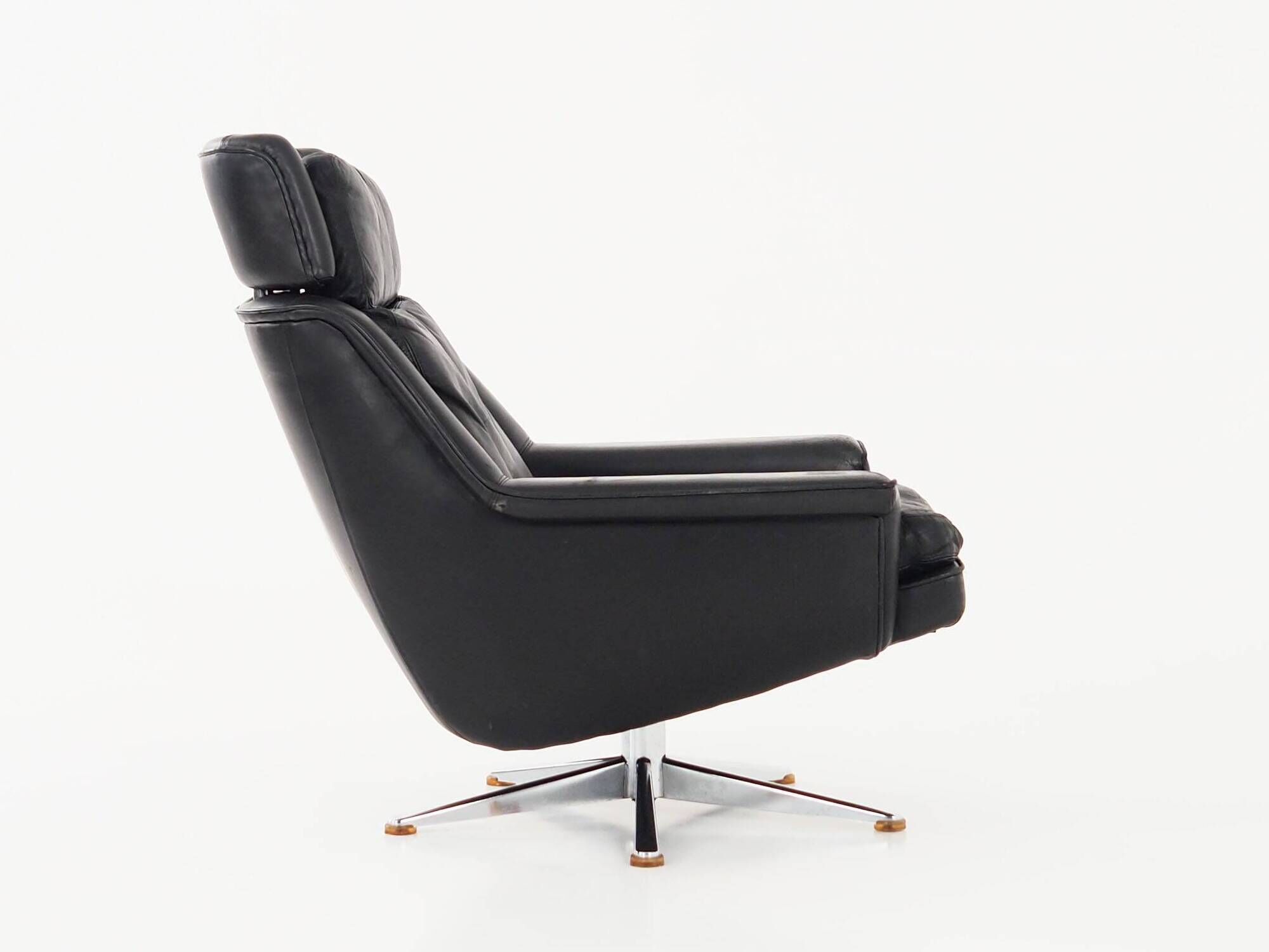 Office armchair, Danish design, 1970s, designer: Werner Langenfeld, Esa