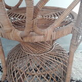 Emmanuelle peacock armchair