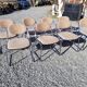 Set of 8 vintage office chairs