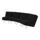 Sectional Sofa by the Dutch designer Theo Ruth for Artifort, 1950s