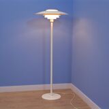 Danish floor lamp in white, 1970s