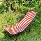 Vintage portable and removable deckchair