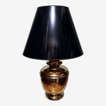 Golden brass lamp height 69cm