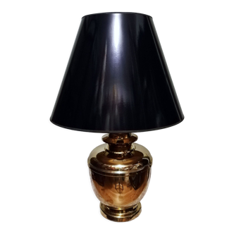 Lampe en laiton doré hauteur 69cm