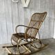 Vintage rattan rocking chair
