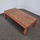 Table basse en mosaïque de bois, Pays-Bas, années 1960