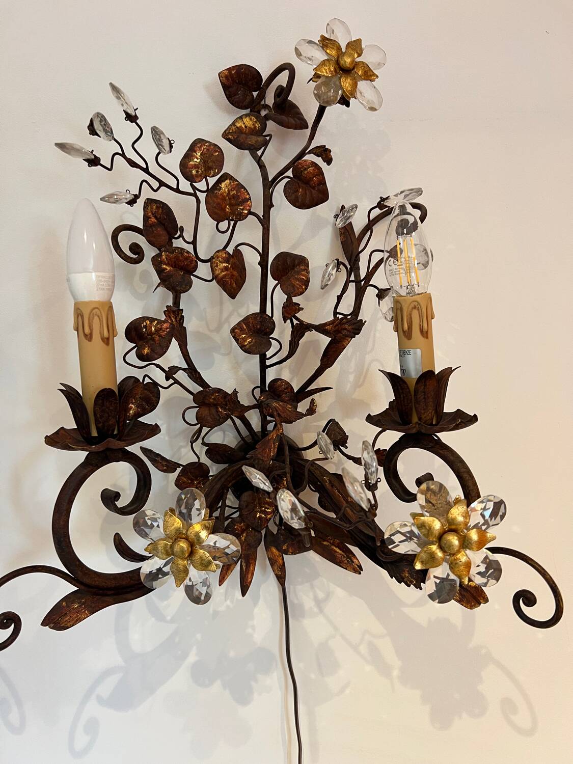 Pair of wall sconces