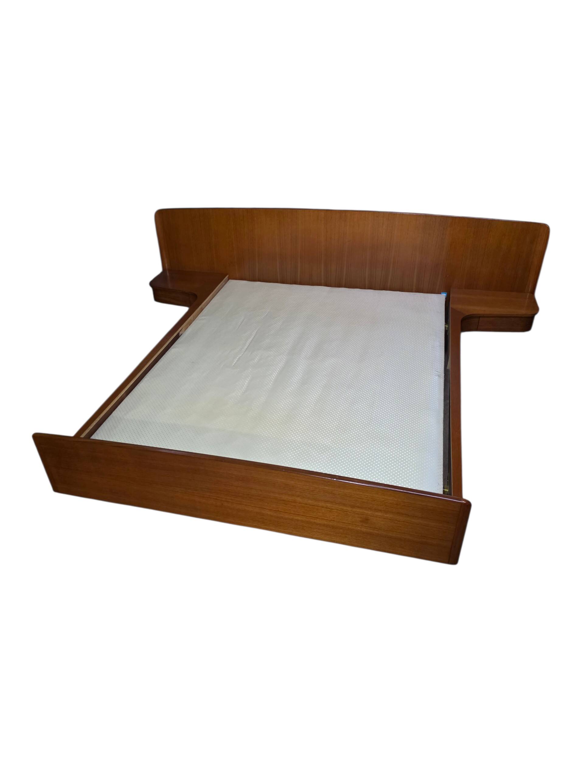 Scandinavian teak bed from the 1960s.