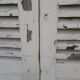 Curved shutters oak and fir H156xL245