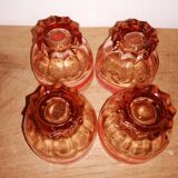 Verres à liqueur rose