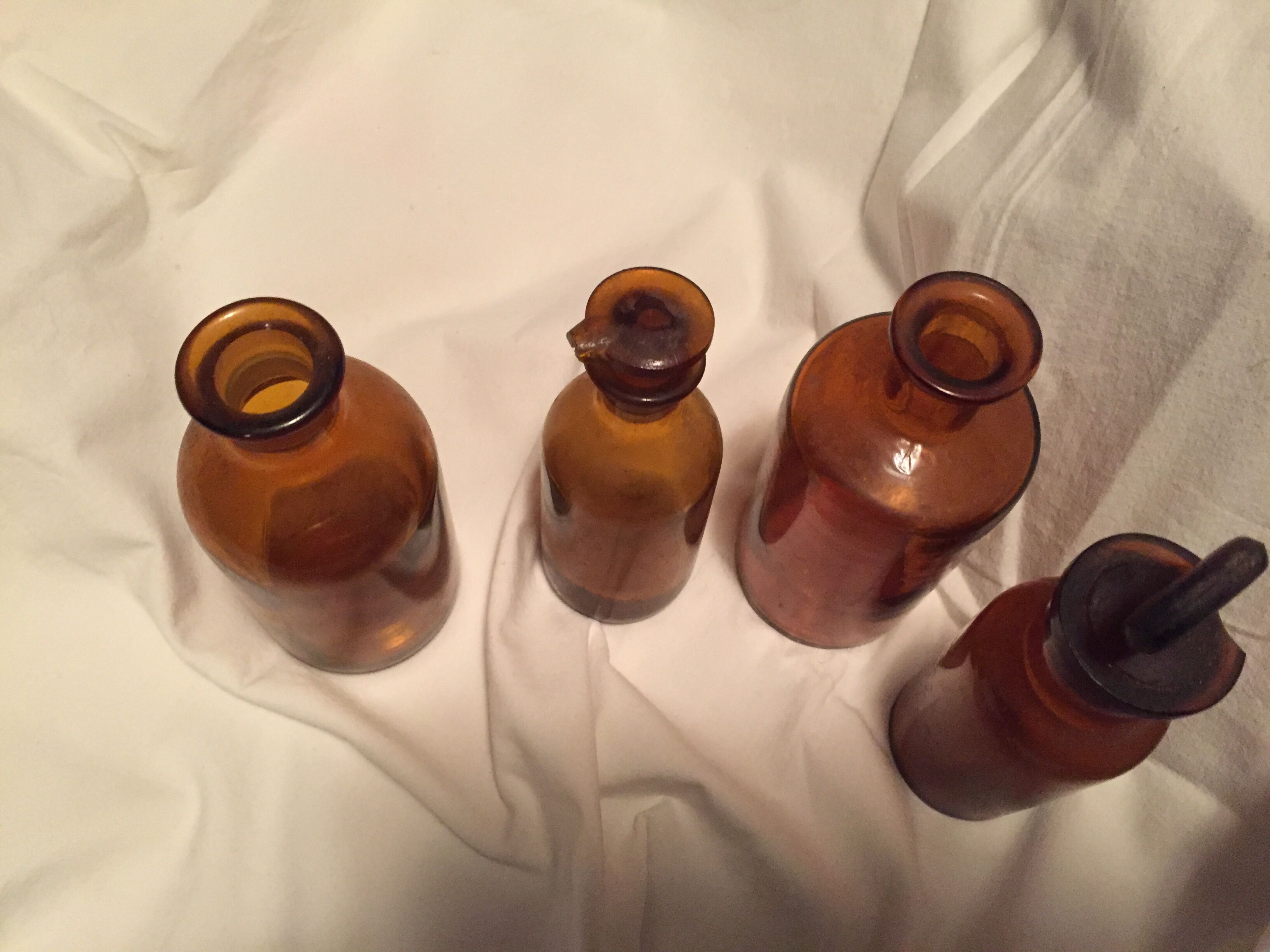 Lot of old bottles