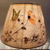 Paire d’abats- jour artisanale vintage