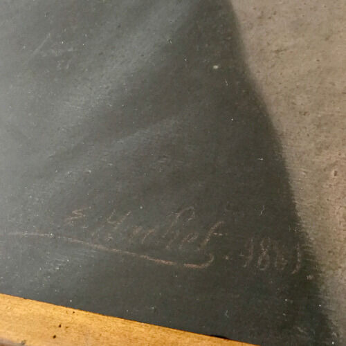 Pastel portrait de femme