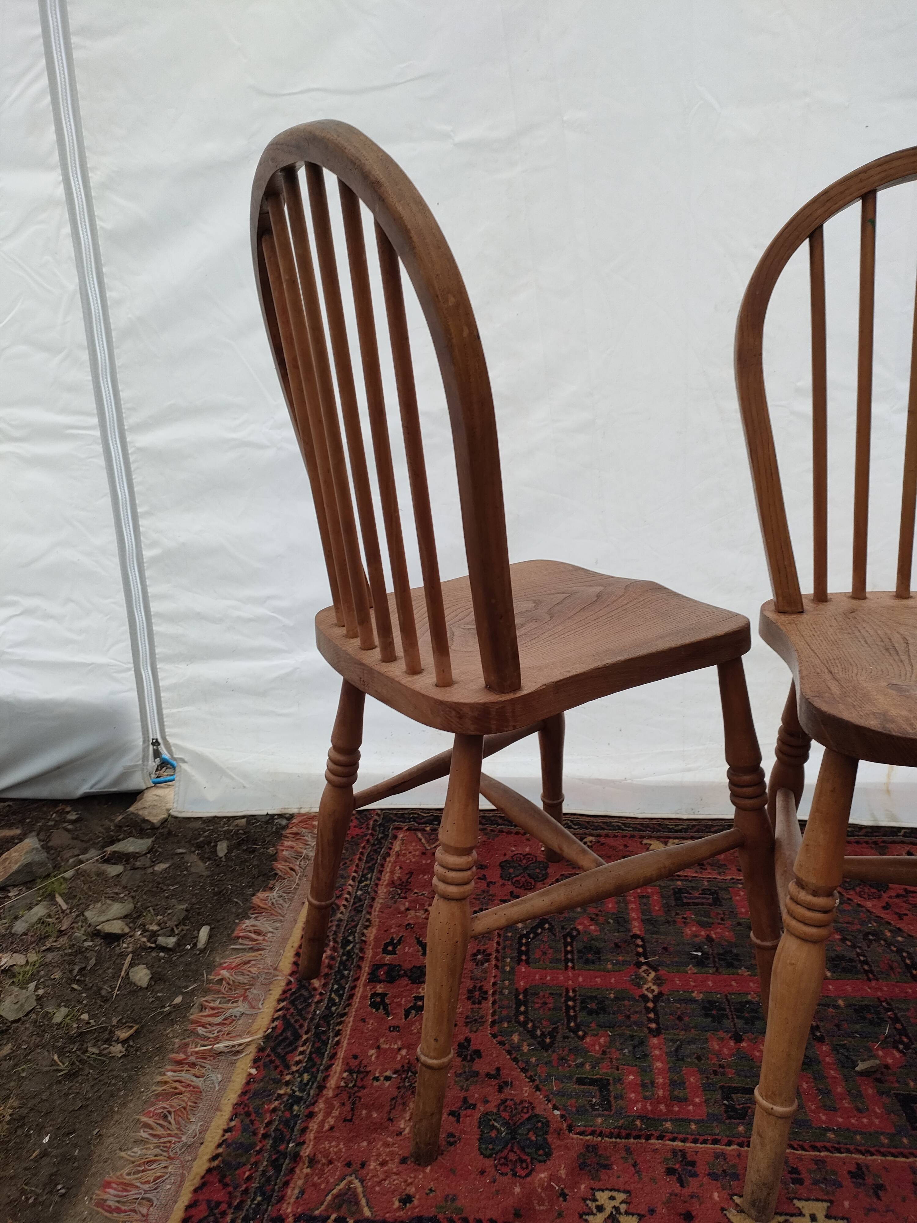 Trio de chaises bistrot ercol