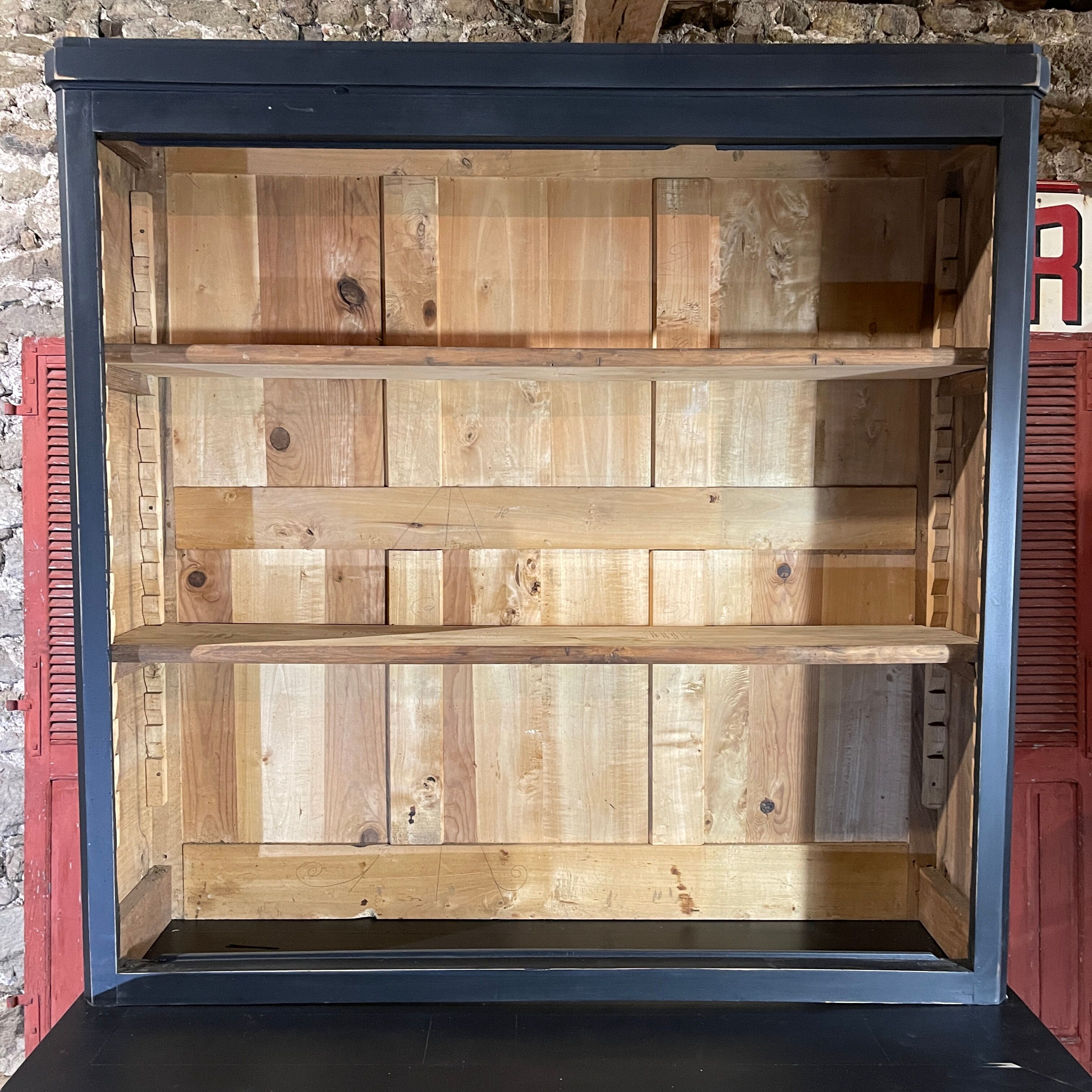 Black patina cupboard