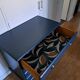 Scandinavian blue chest of drawer