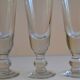 Série de 4 anciens verre verres à absinthe