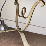 Marble & wrought iron coffee table, 1940