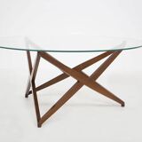 Angelo Ostuni coffee table with a sculptural base.