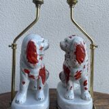 Paire de lampes Staffordshire
