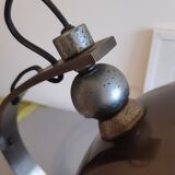 Desk lamp, bronze chrome, 70's Italian design
