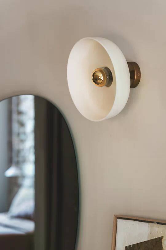 URSULE - White terracotta - Wall light