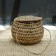 Panier boule osier tressé