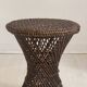 Vintage 1970s rattan tamtam diabolo stool