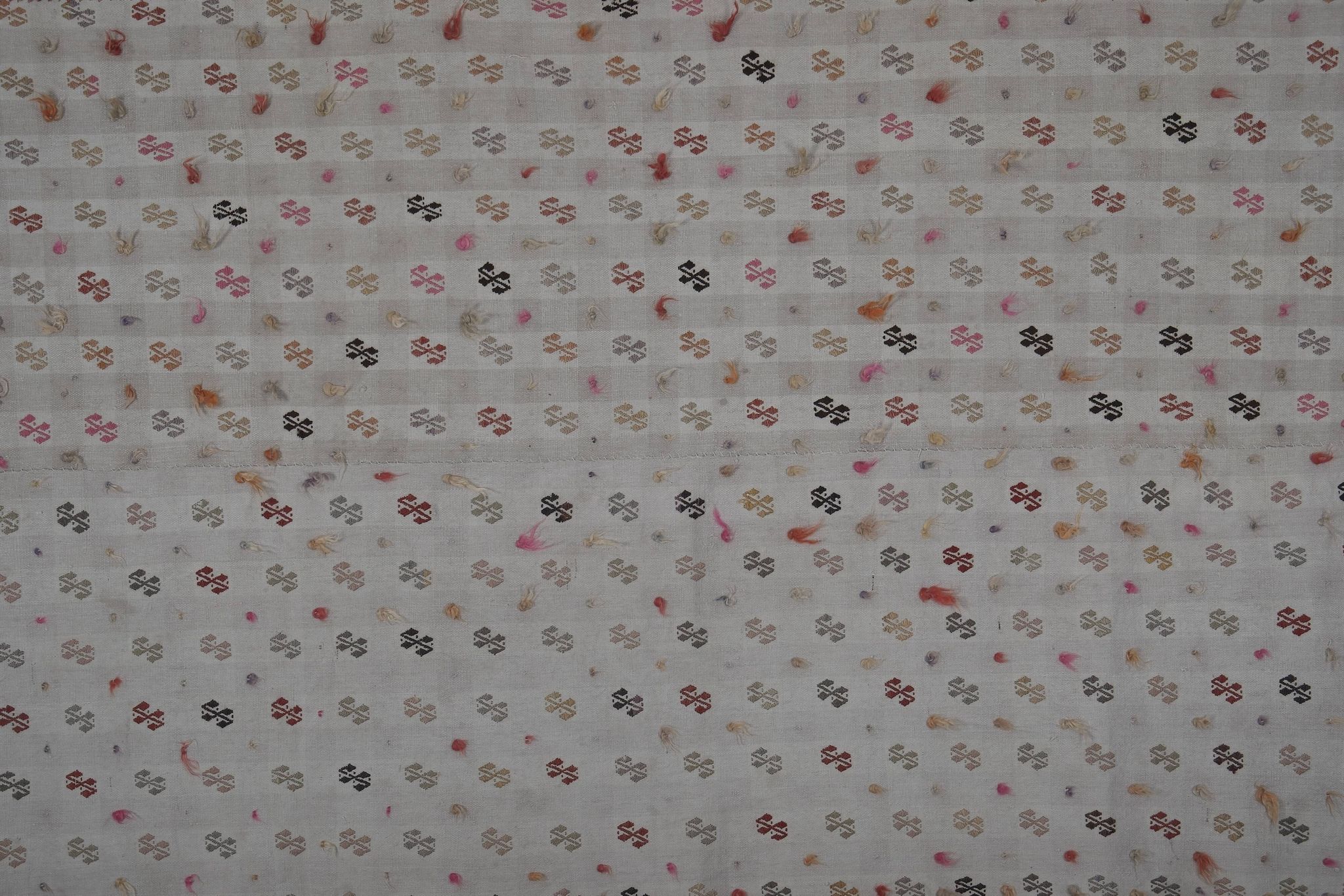 Tapis vintage turc de oushak tissé à la main 144x260 cm