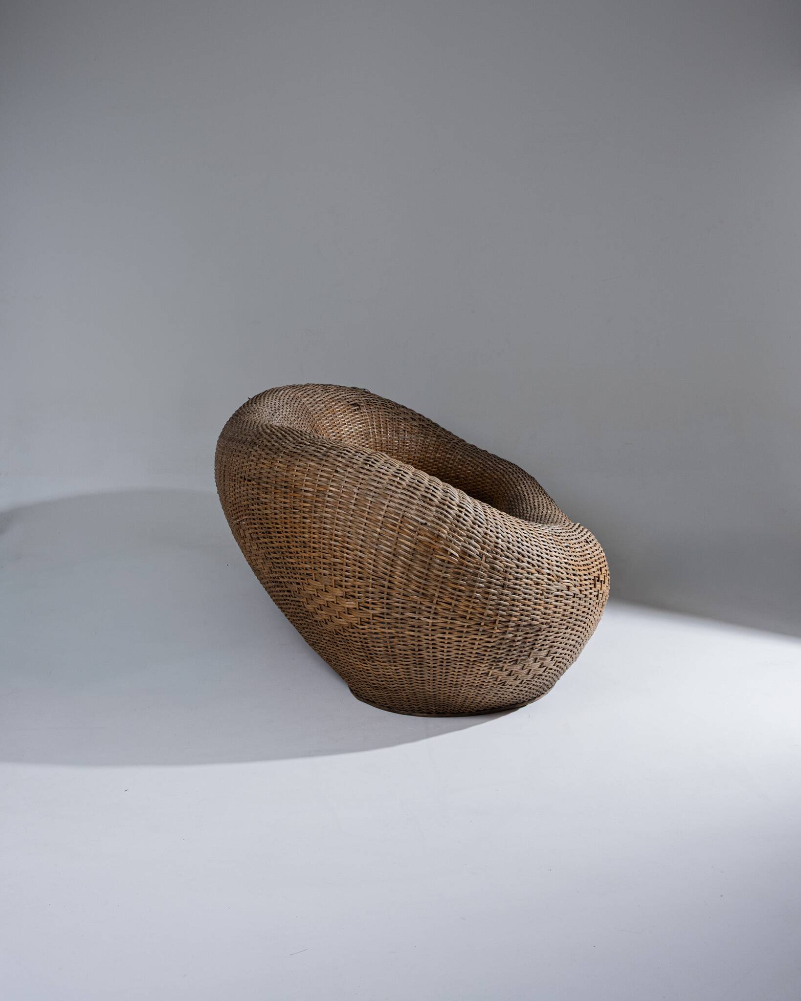 Wicker outdoor sofa, 1960s