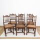 Chaises cannées, style Louis XIII