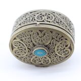 Ethnic filigree jewelry box