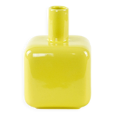 Yellow ceramic vase, German design, 1990s, manufactured by ASA Selection