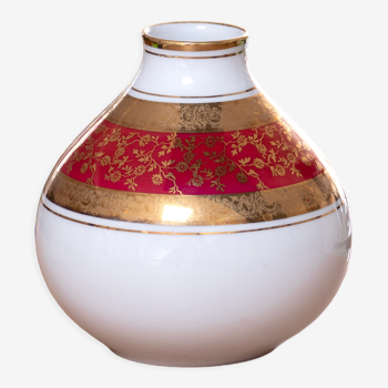 Vase boule en porcelaine Hutschenreuther