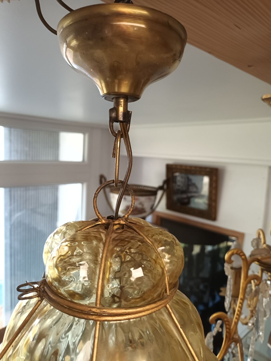 Lantern chandelier