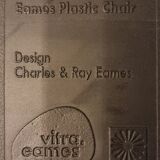 Set of 4 Charles and Ray Eames chairs by Vitra