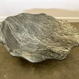 Wavy Italian Marble Coffee Table, 1970s