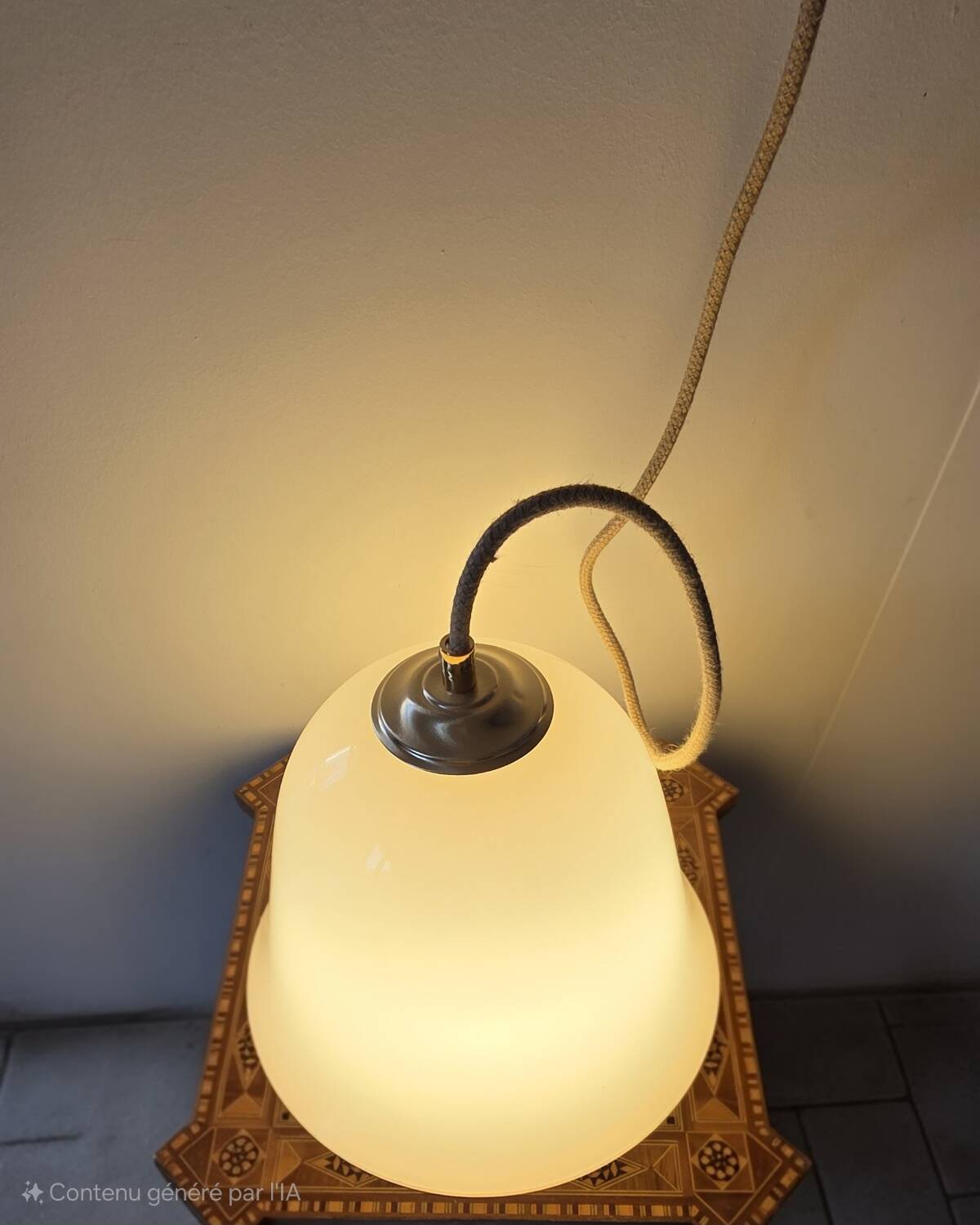 XXL opal tulip pendant light