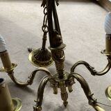 Louis XV style chandelier in bronze