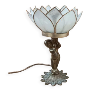 Lampe chevet ange lotus