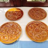 Set de 4 assiettes à huitres Niderviller