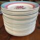 Lot flat plates Vintage Digoin Sarreguemines model Pelleas