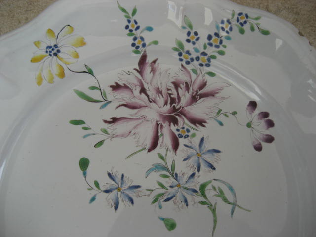 Plate Strasbourg Joseph- Hannong XVIII century