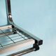 Vintage Scandinavian tubular coat rack from the 1960s.