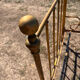 Antique brass bed with bars – Napoleon III style