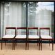 4 chaises Scandinave 1960